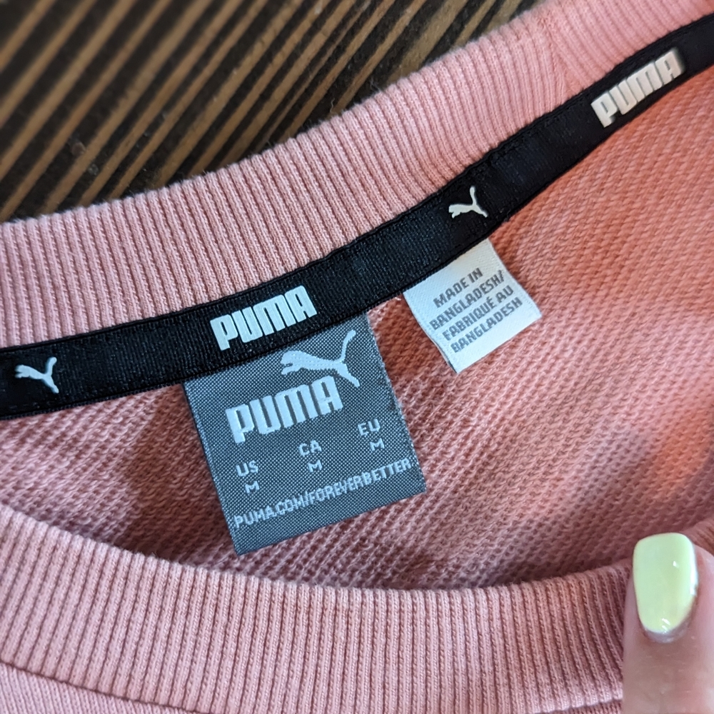 Puma Color Block Sweatshirt Medium - image 4